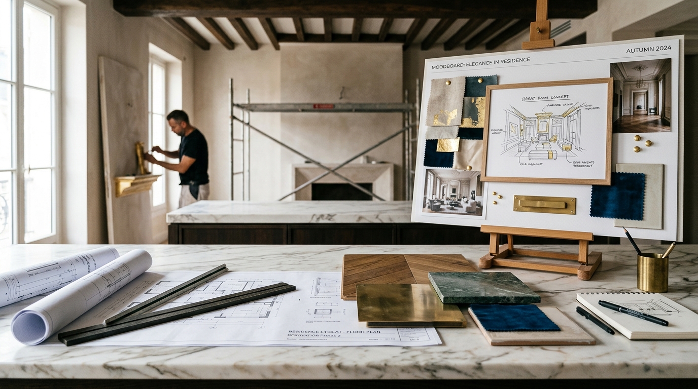 Rénovation intégrale atelier ker-design